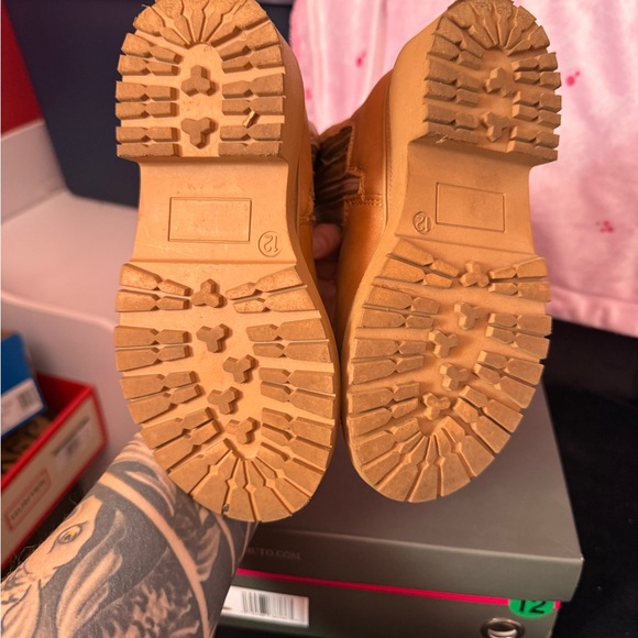 Toddler girl cognac boots - Picture 3 of 3